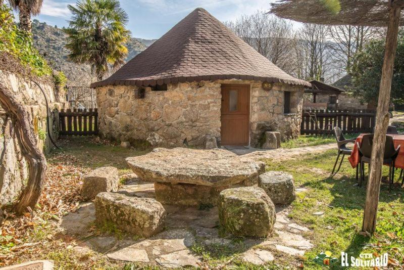 Chozos Rurales El Solitario Banos De Montemayor Eksteriør bilde